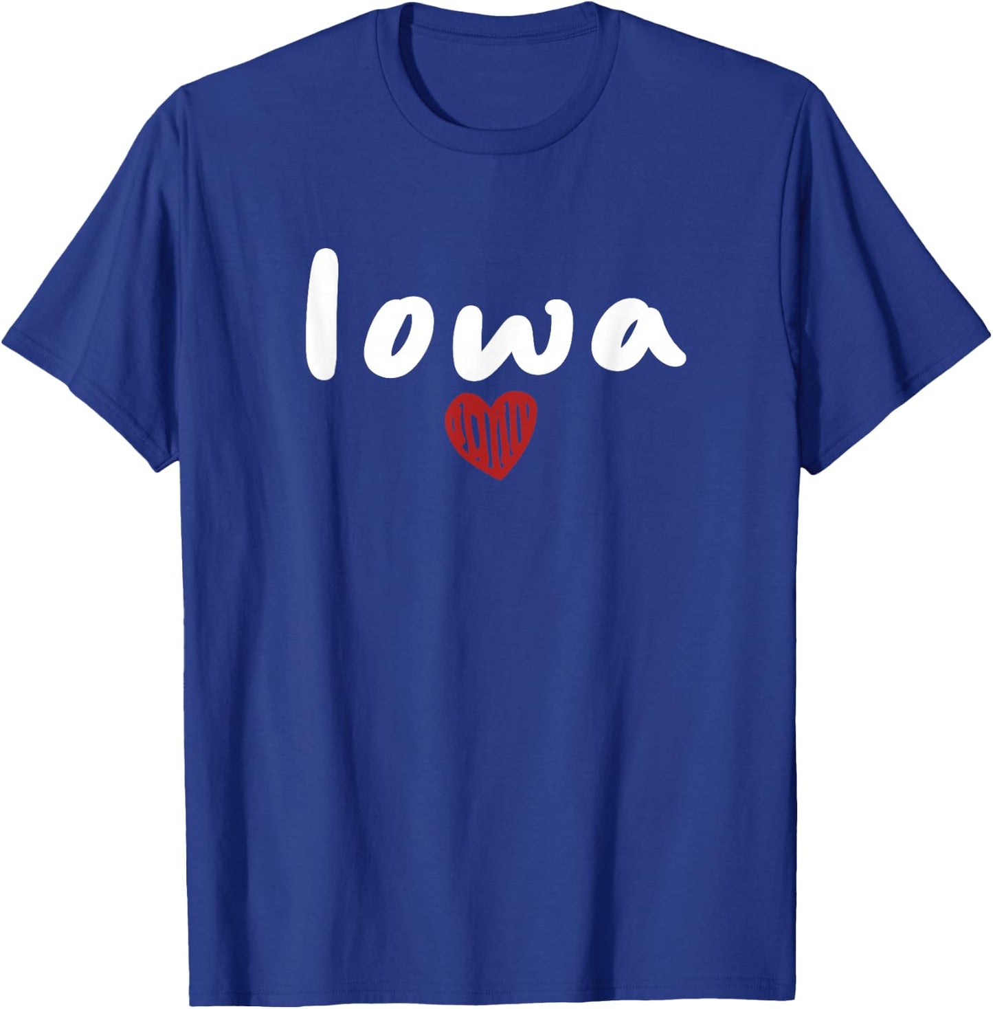 IOWA - I Love Iowa - Classic T-Shirt - T-Shirt | Royal
