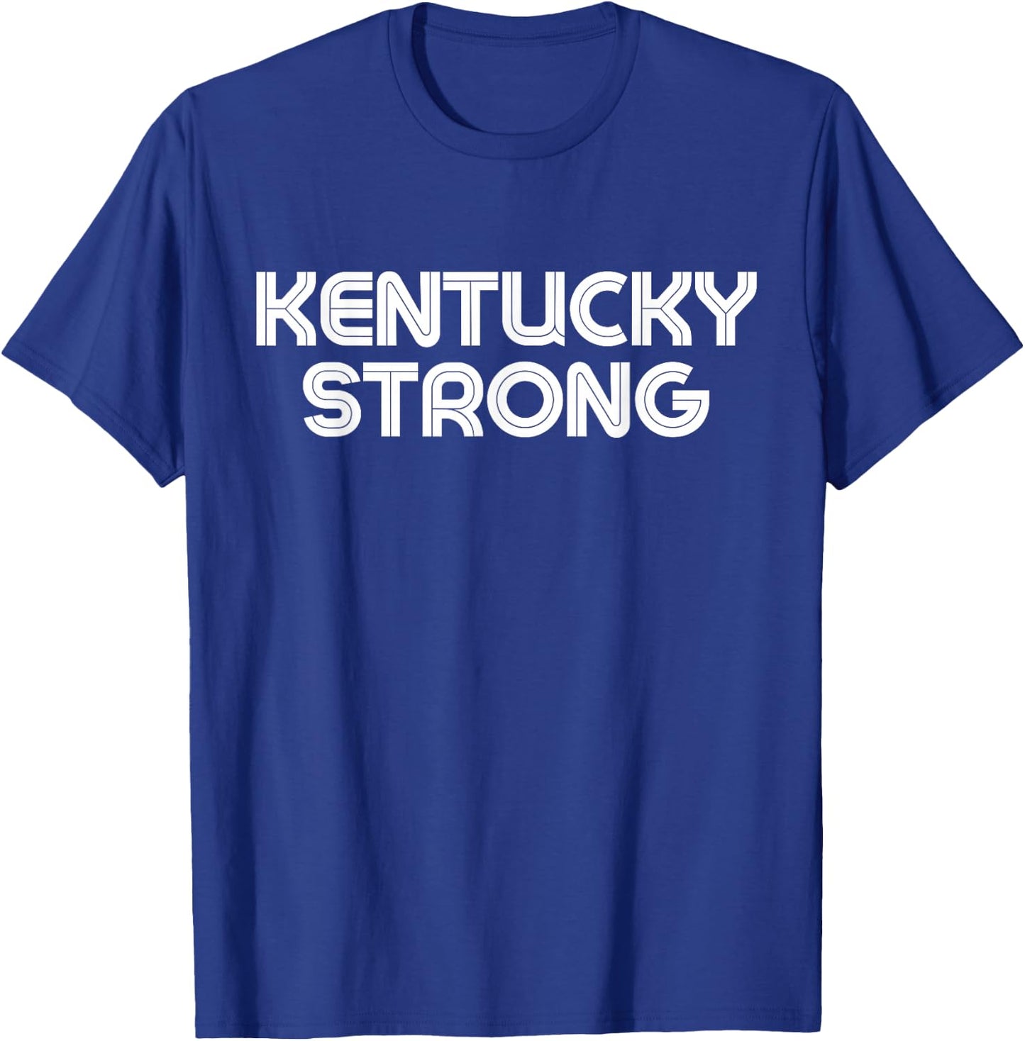 Retro Vintage Kentucky Strong & Kentucky Proud T-Shirt - T-Shirt | Royal