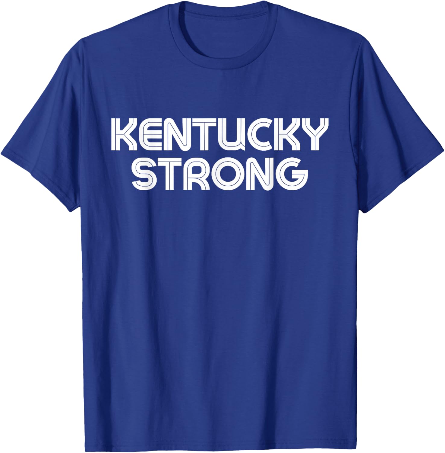 Retro Vintage Kentucky Strong & Kentucky Proud T-Shirt - T-Shirt | Royal