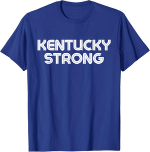 Retro Vintage Kentucky Strong & Kentucky Proud T-Shirt - T-Shirt | Royal