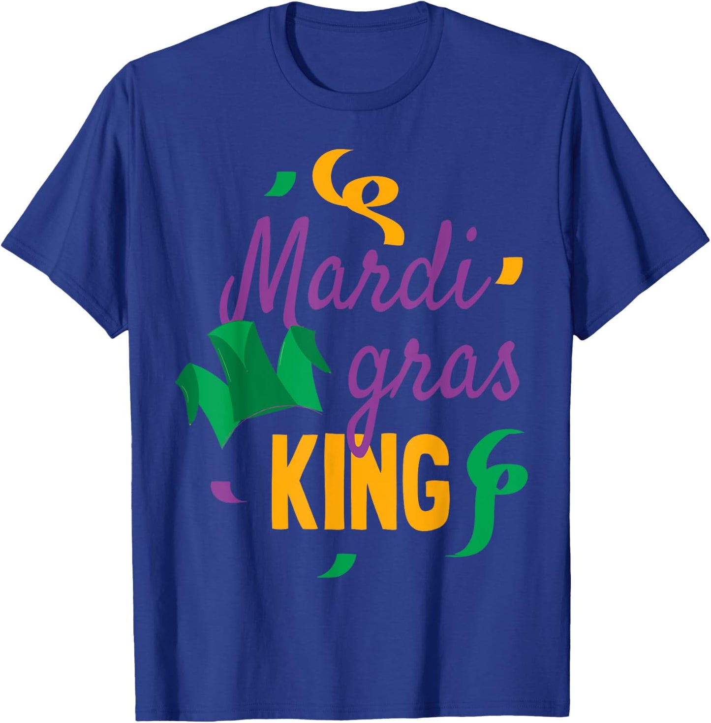 Mardi Gras King T-Shirt - T-Shirt | Royal