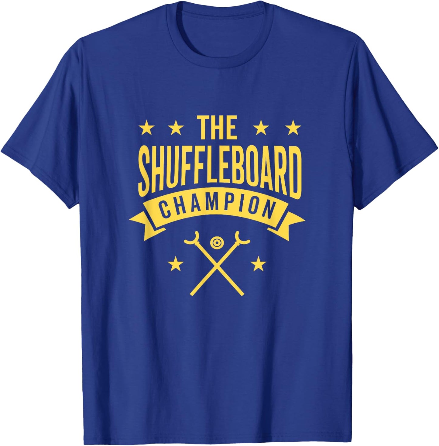 The Shuffleboard Champion T-Shirt - T-Shirt | Royal