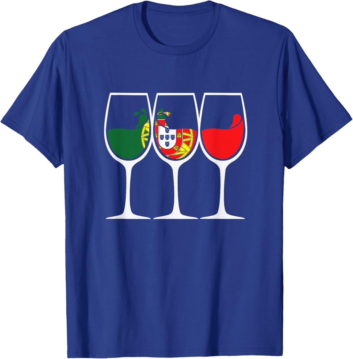 Portugal Wine Glass Portugese roots T-Shirt - T-Shirt | Royal