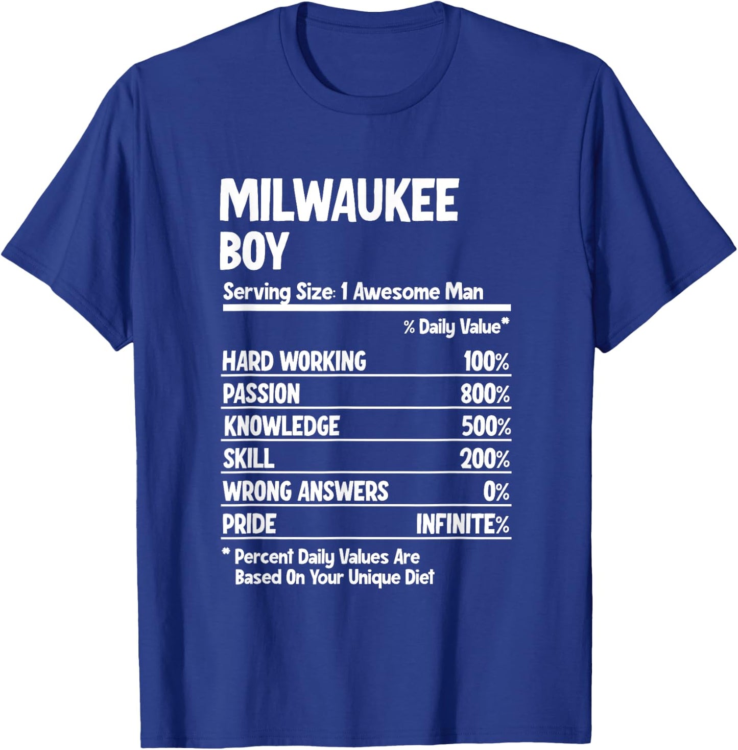 Boy from Milwaukee T-Shirt - T-Shirt | Royal