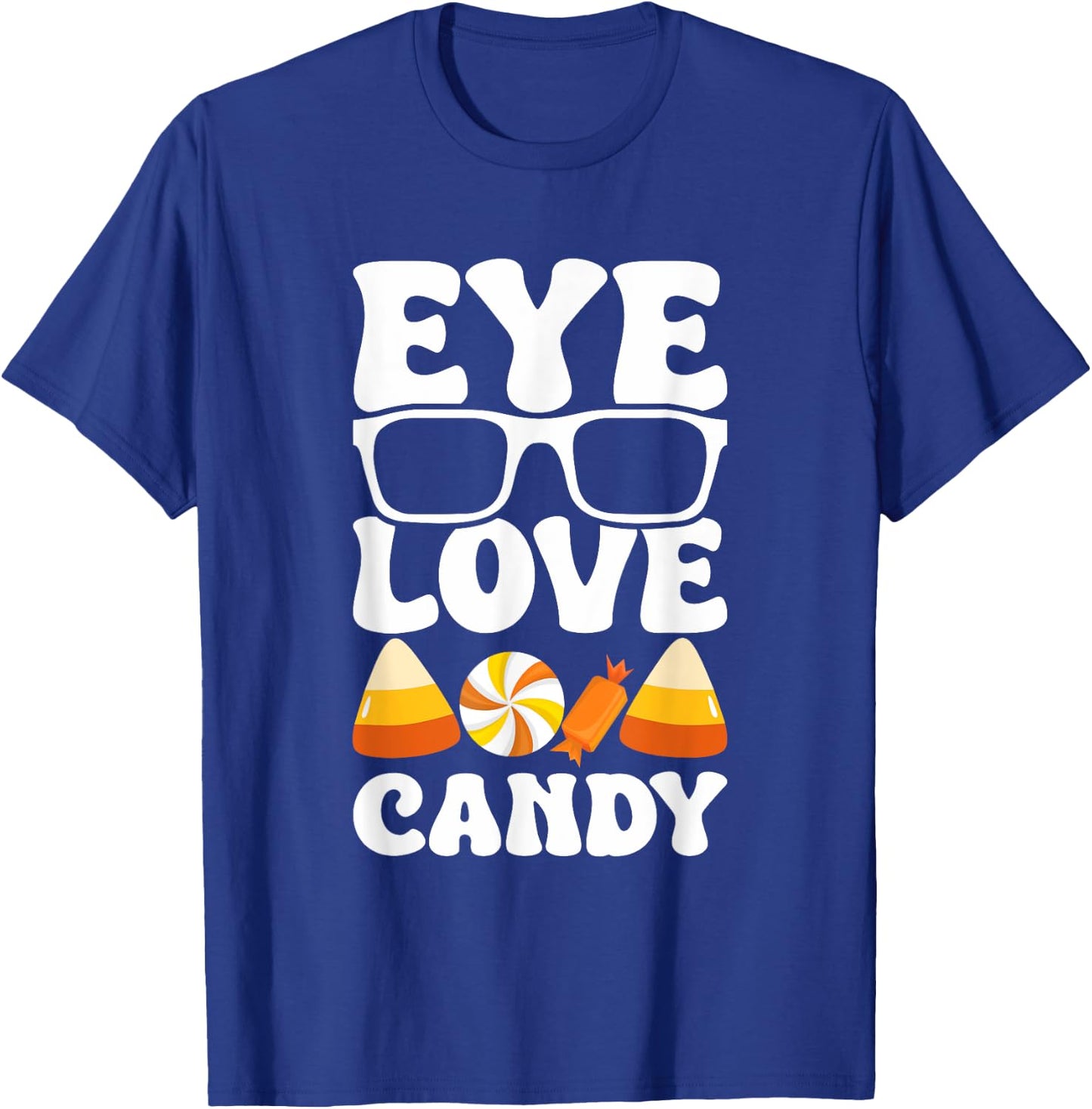 Eye Love Candy Halloween Optician T-Shirt - T-Shirt | Royal