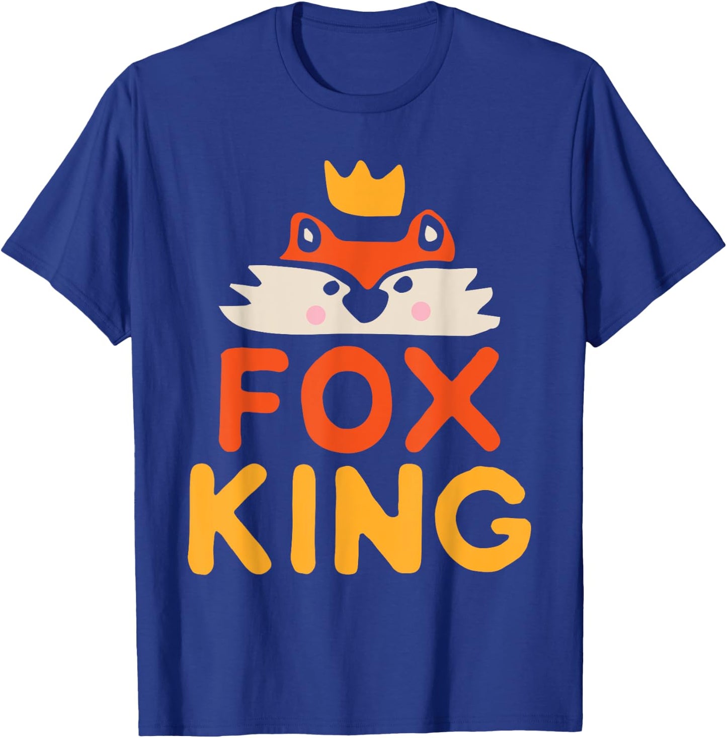Fox King T-Shirt - T-Shirt | Royal