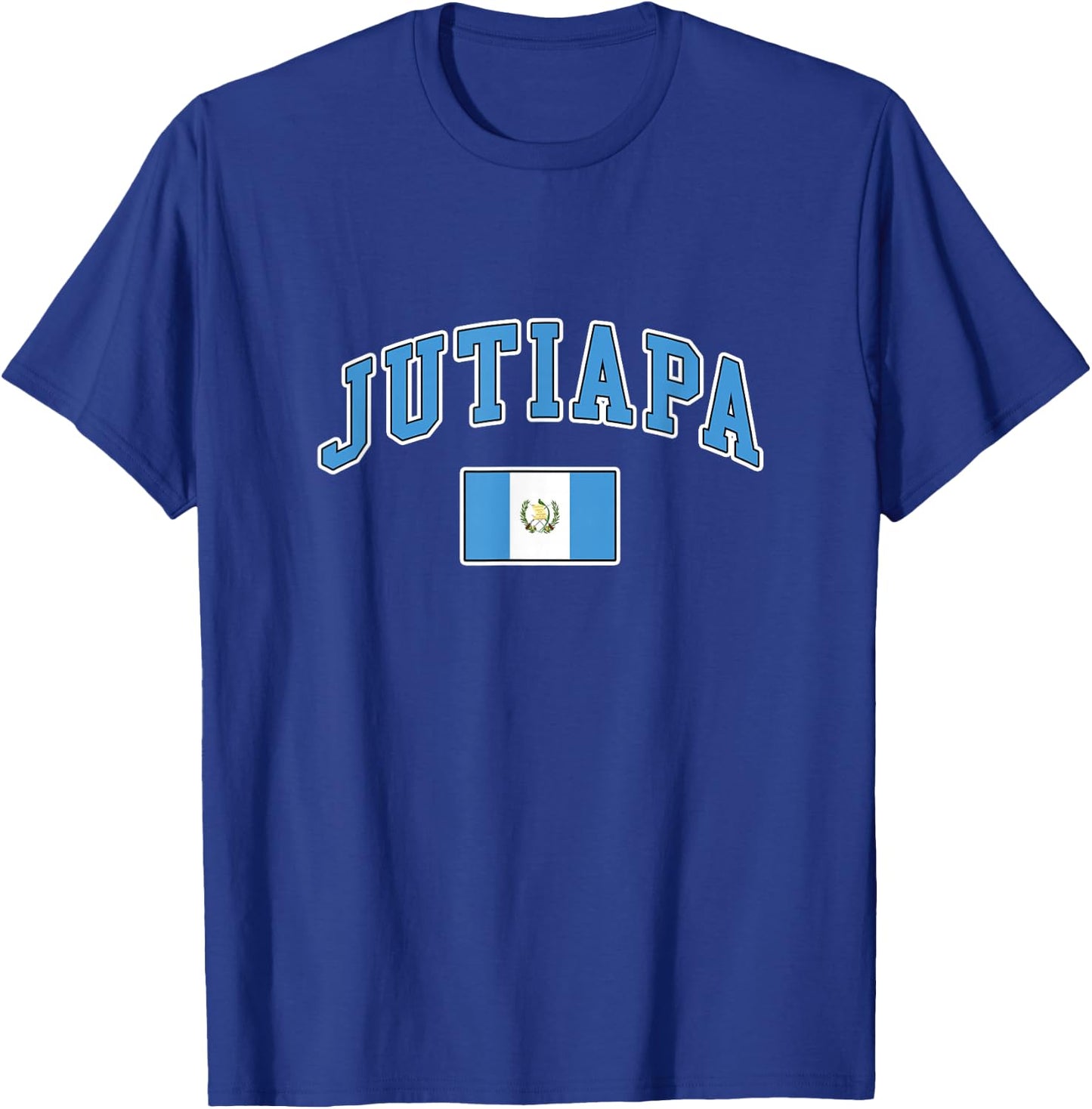 Jutiapa con la bandera de Guatemala T-Shirt - T-Shirt | Royal