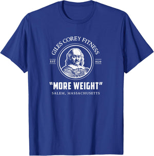Corey Salem Massachusetts Witch Trial Fitness Gym T-Shirt - T-Shirt | Royal