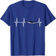 Shortfin Mako Shark Heartbeat Shark Lovers T-Shirt - T-Shirt | Royal