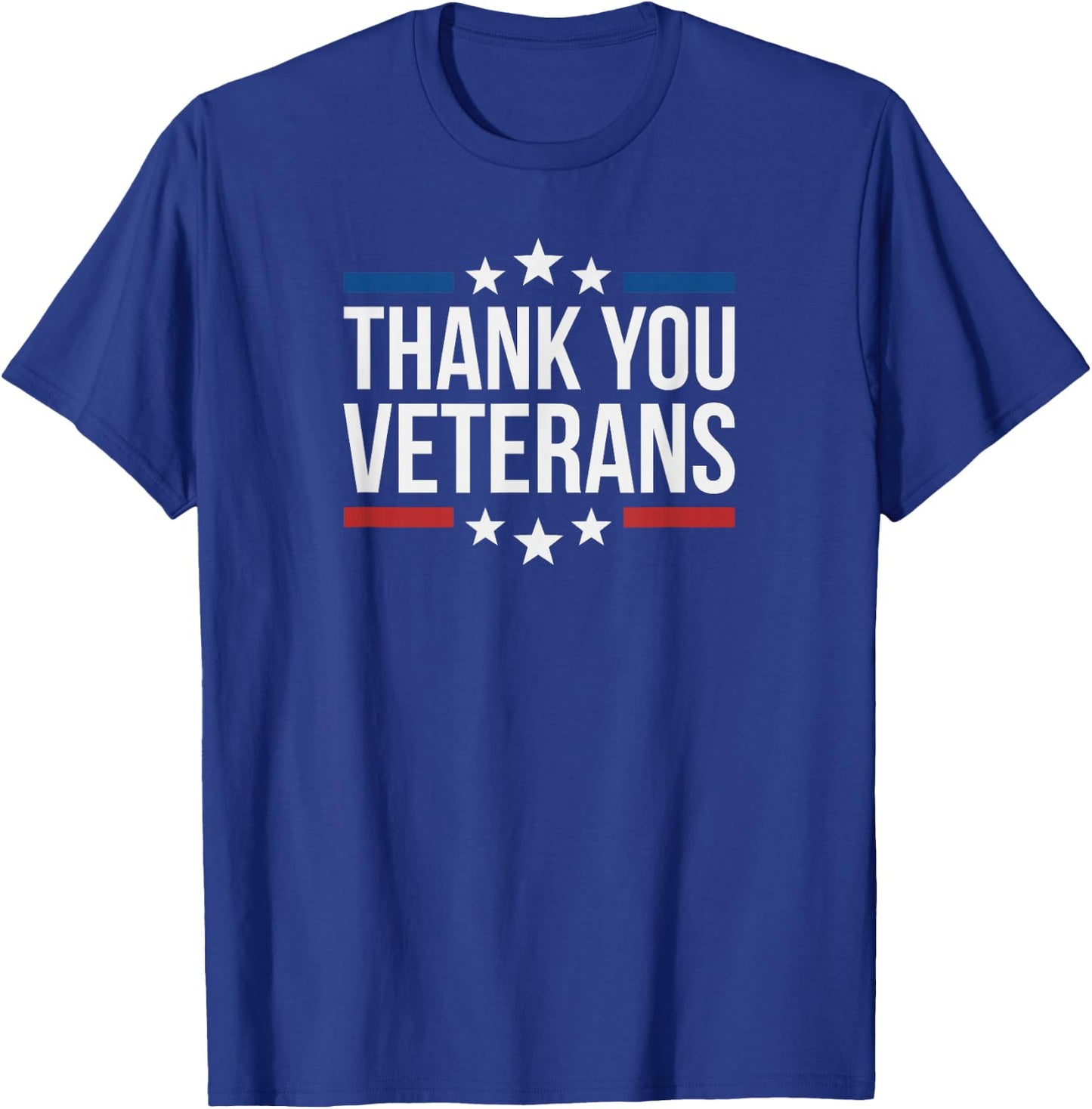 Thank You Veterans T-Shirt - T-Shirt | Royal