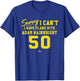 Sorry I Can't I Have Plans with Adam Wainwright St Louis T-Shirt - T-Shirt | Royal