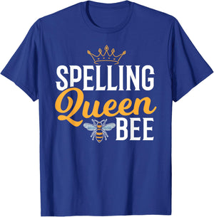 Spelling Bee Queen - School Competition Girl Spelling Bee T-Shirt - T-Shirt | Royal