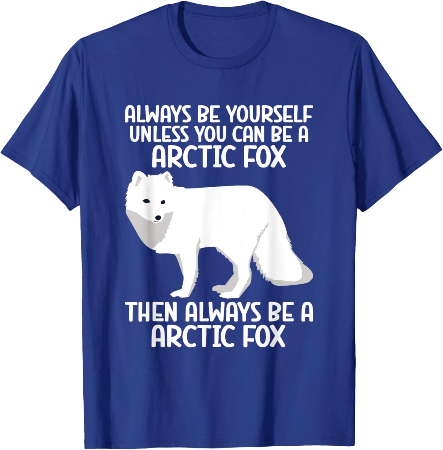 Arctic Fox Artic Animals Cute Artic Fox Lover Pajamas T-Shirt - T-Shirt | Royal