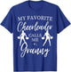 My Favorite Cheerleader Calls Me Granny Sports Cheer Family T-Shirt - T-Shirt | Royal