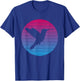 Hummingbird Bird Vintage Bird Design Vintage Sunset T-Shirt - T-Shirt | Royal