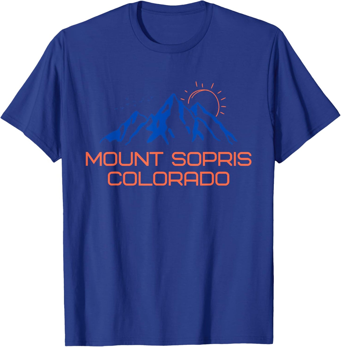 Hiking Mount Sopris Colorado Mountain Climbing a T-Shirt - T-Shirt | Royal