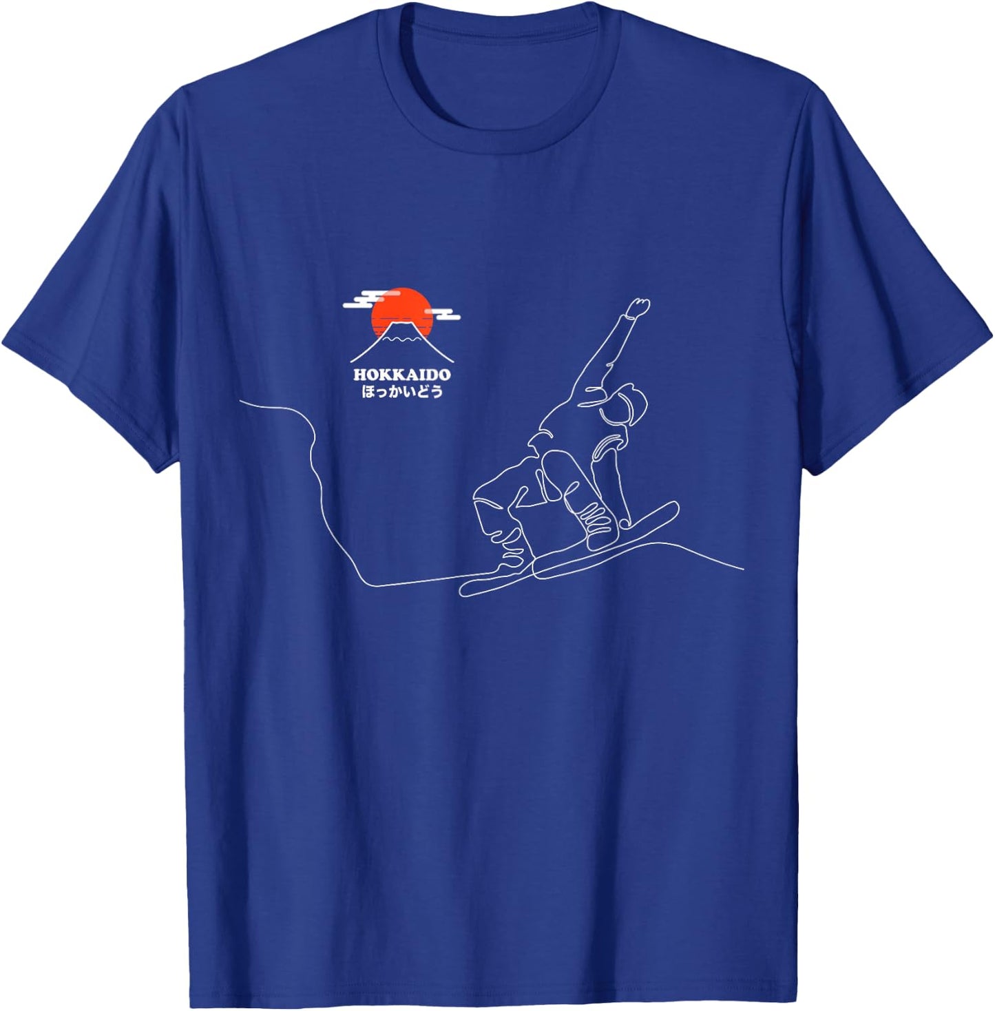 Snowboard, Snowboarder, Hokkaido T-Shirt - T-Shirt | Royal