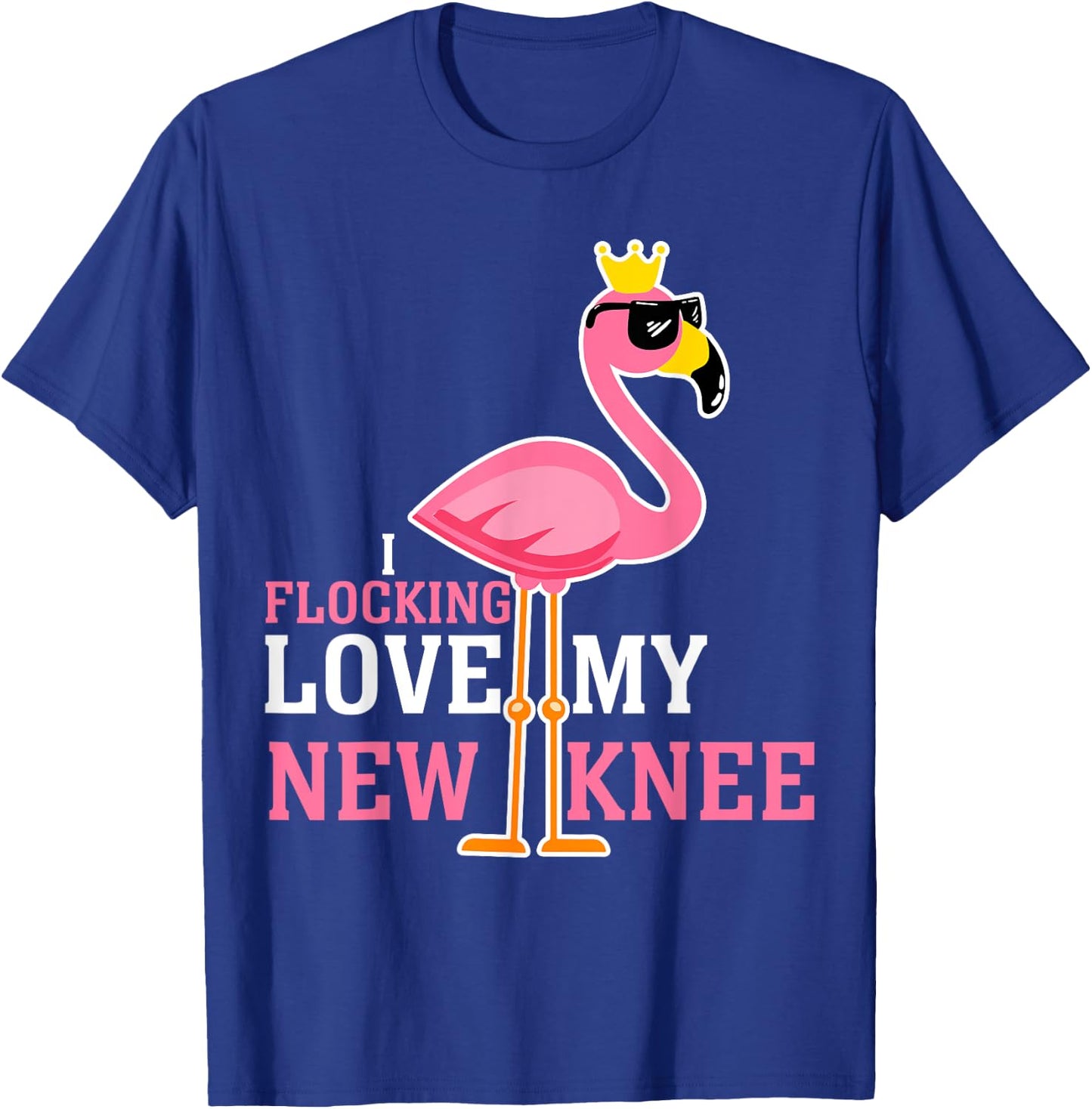 Funny Knee Replacement Surgery Get Well Soon Joke Gag Outfit T-Shirt - T-Shirt | Royal