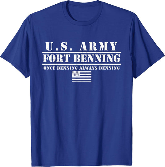 Fort Benning Georgia Army Infantry Harmony Church Black -Kids T-Shirt - T-Shirt | Royal