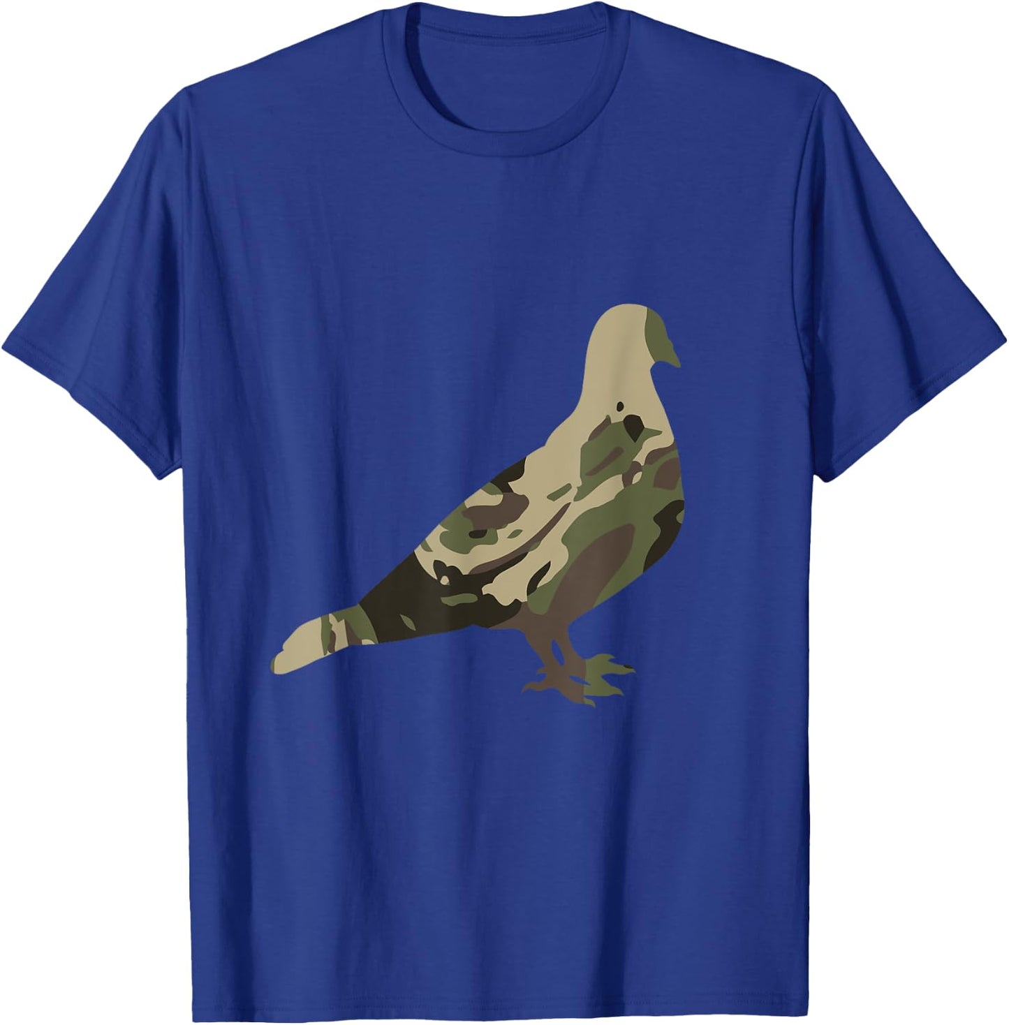 Dove Hunting Trip messy bun Hunters Bird Military Dove Camo T-Shirt - T-Shirt | Royal