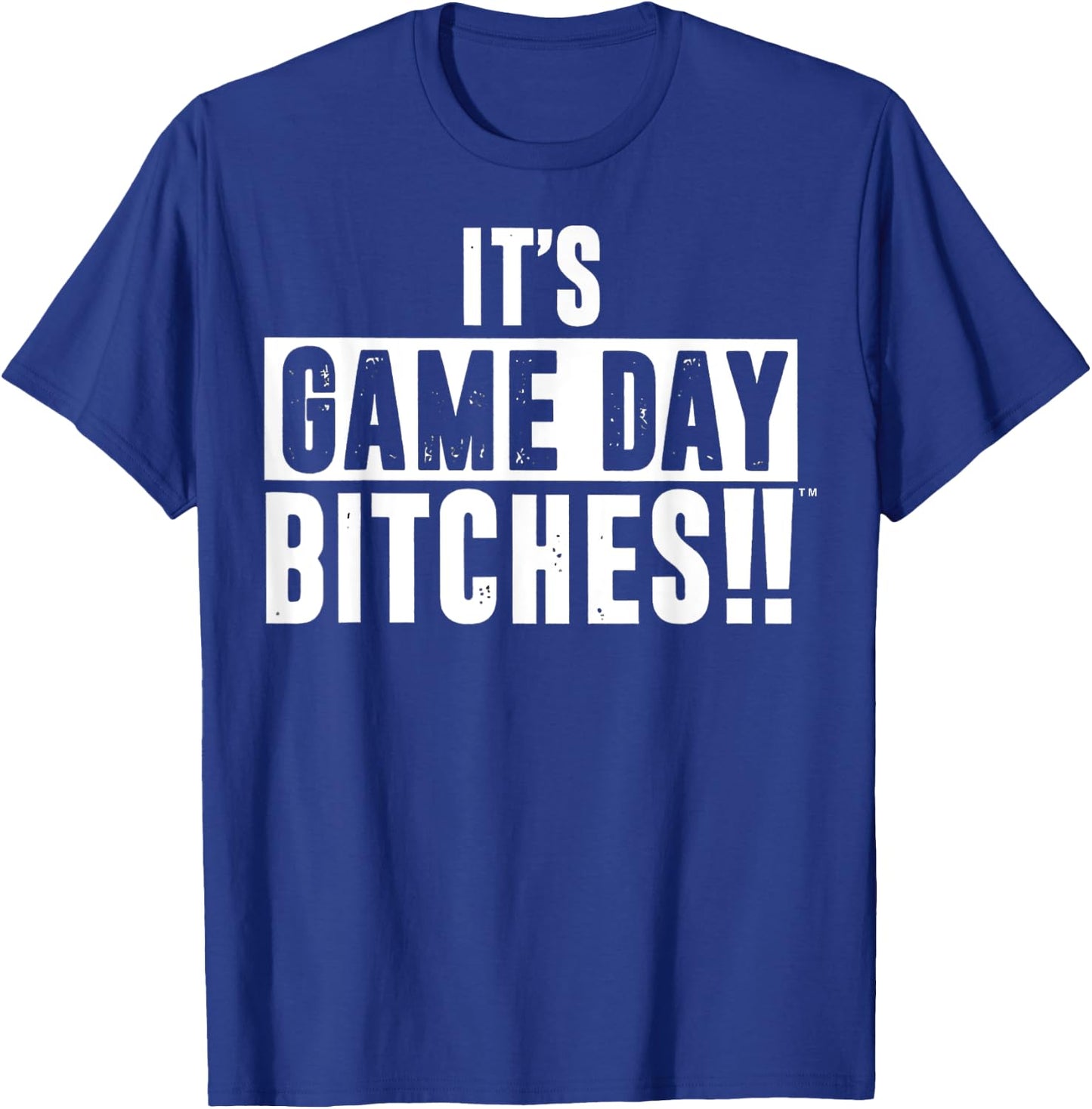 It’s Game Day Bitches Funny T-Shirt - T-Shirt | Royal