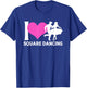 Square Dancing Silhouette I Love Square Dance T-Shirt - T-Shirt | Royal