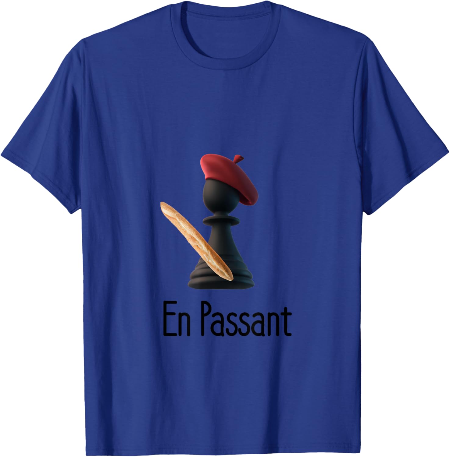 ChessTees En Passant Checkmate Chess Themed , -Adults, Grey, Small, Short Sleeve T-Shirt - T-Shirt | Royal
