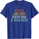 If Golf Was Easy They'd Call It Your Mom Retro Vintage T-Shirt - T-Shirt | Royal