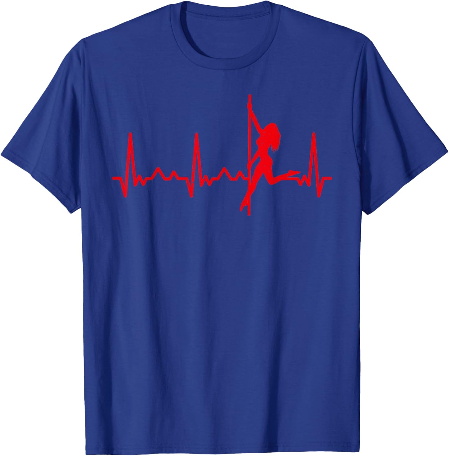 Heartbeat Fitness Pole Dance T-Shirt - T-Shirt | Royal