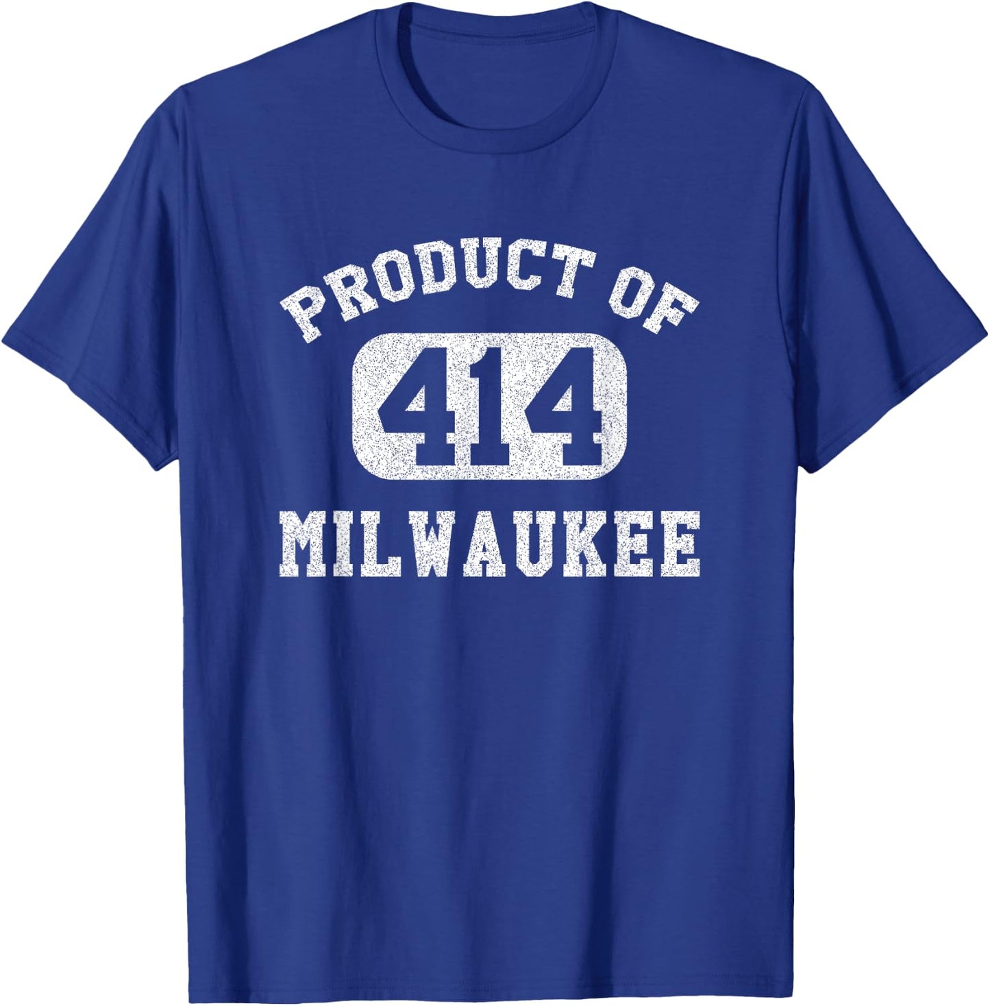 Milwaukee Wisconsin Vintage Retro Area Code T-Shirt - T-Shirt | Royal