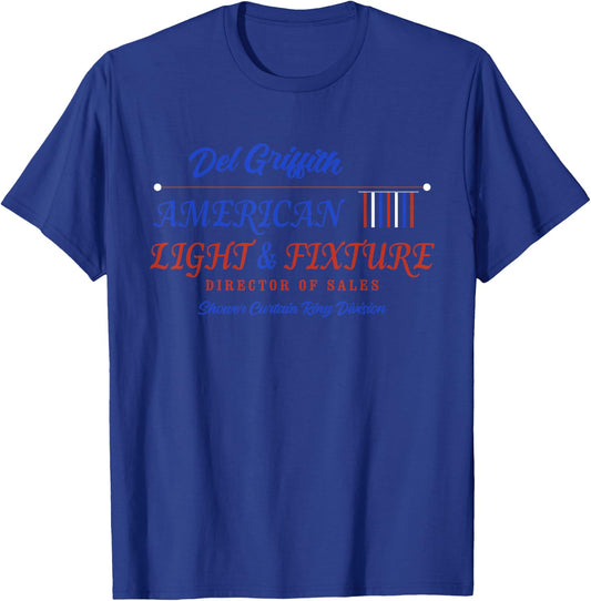 Del Griffith American Light And Fixture Apparel T-Shirt - T-Shirt | Royal