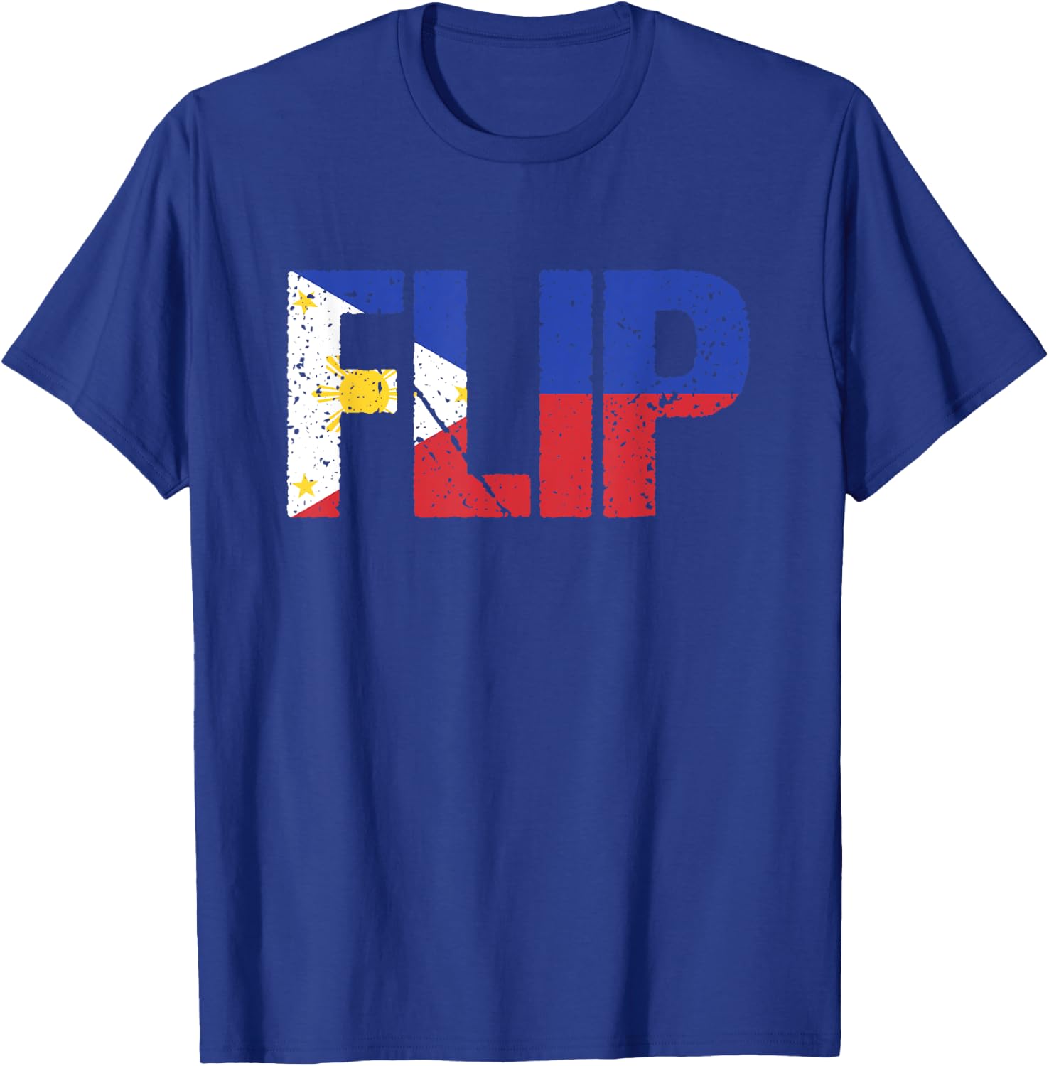 Flip Philippines Pinoy Pinay Filipino Filipina T-Shirt - T-Shirt | Royal