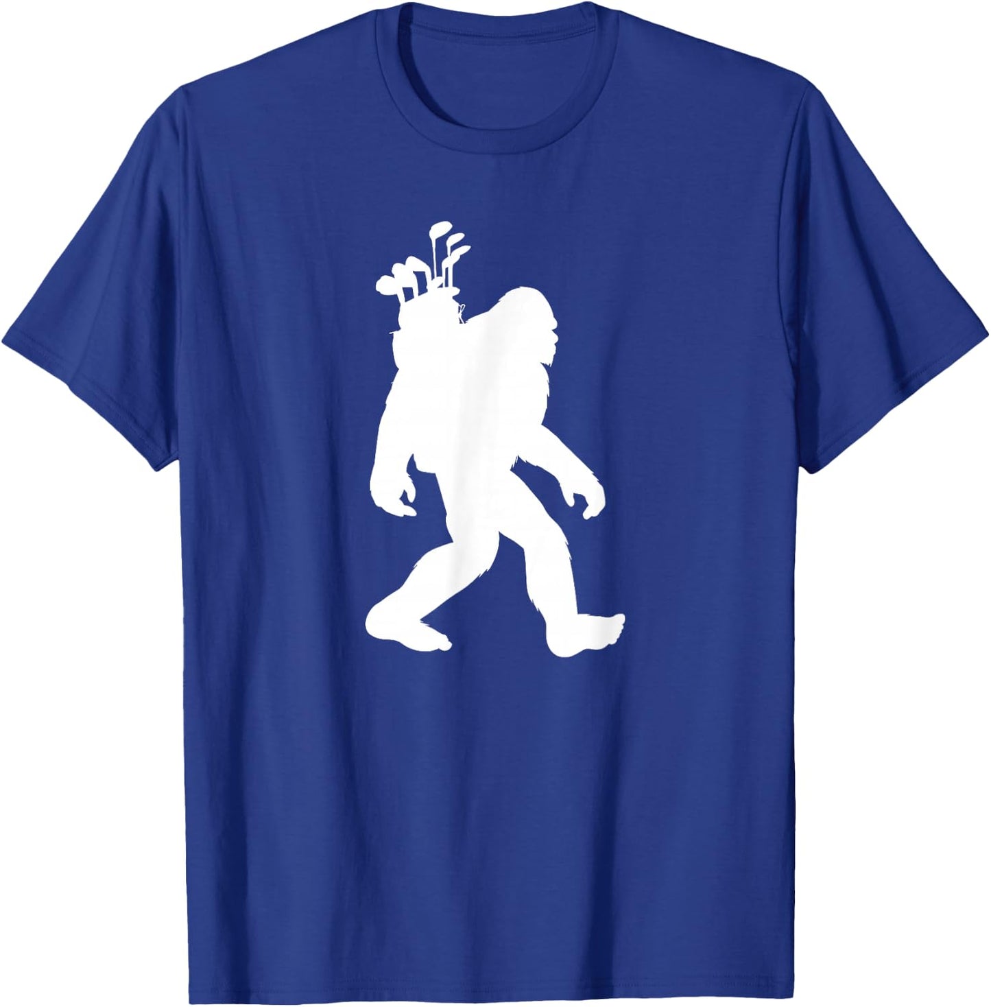 Bigfoot Golf funny Bigfoot Golfing T-Shirt - T-Shirt | Royal