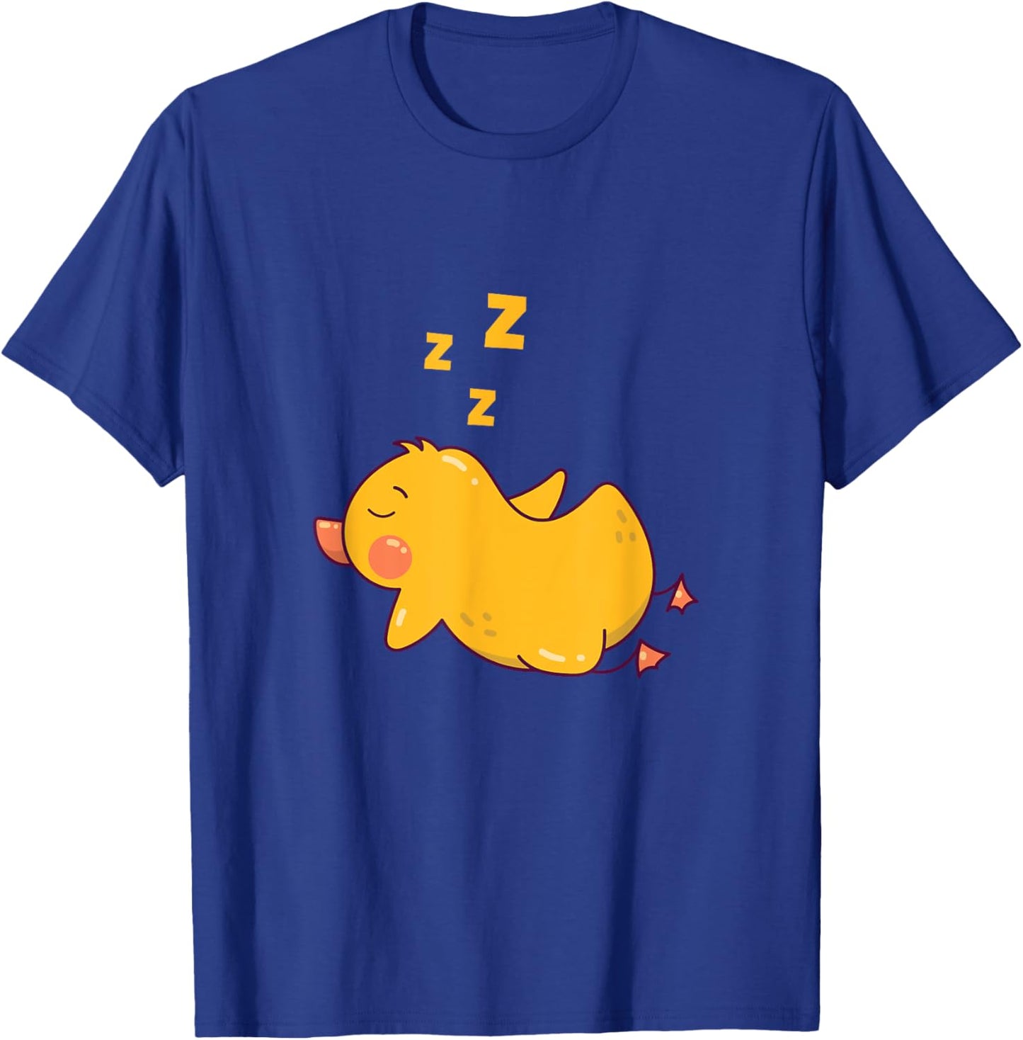Sleeping Duck Rubber Duckling Nap Sleep Pajamas Party T-Shirt - T-Shirt | Royal