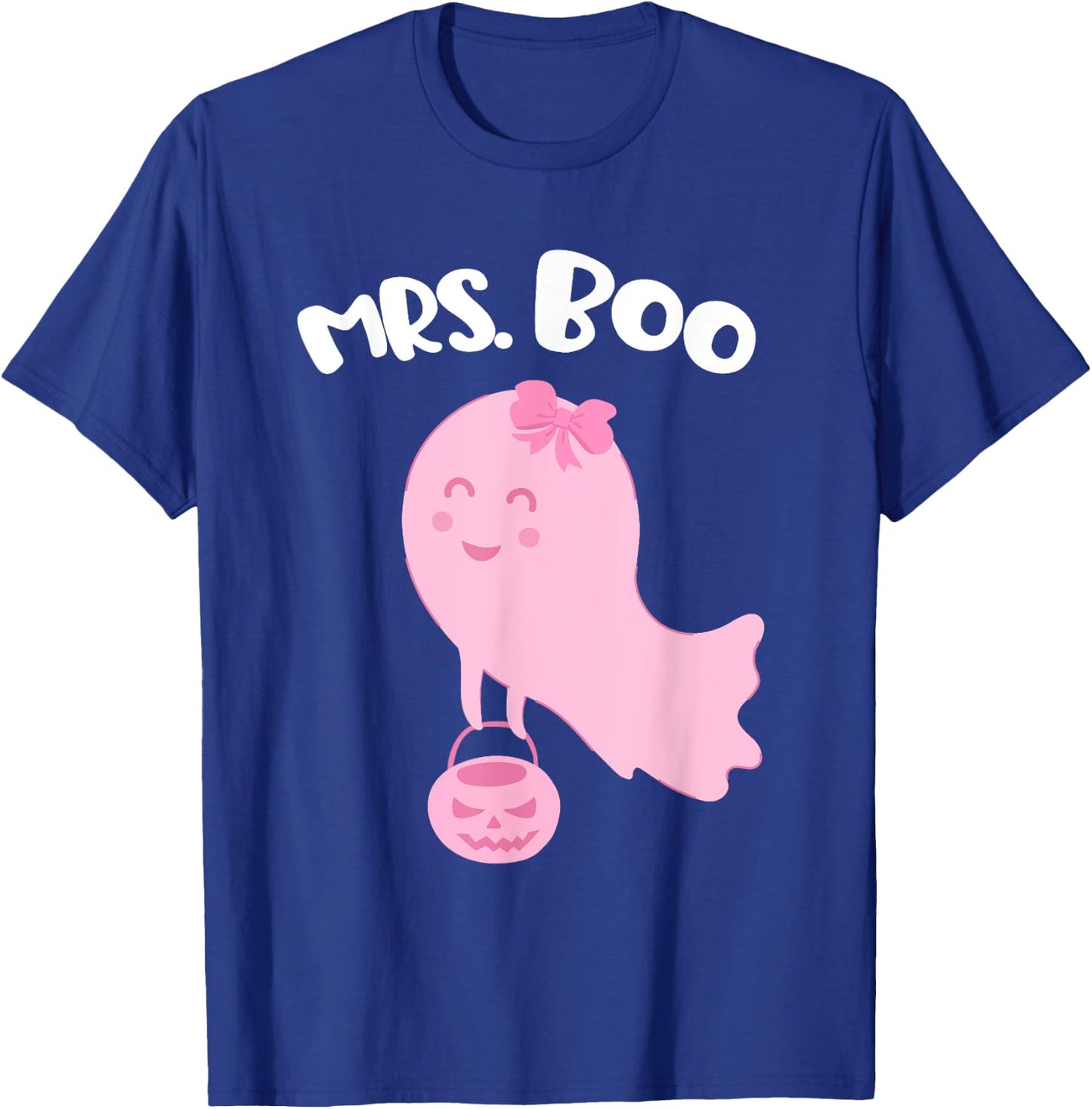 Costume for Couples Mrs BOO and Mr Boo Matching Halloween T-Shirt - T-Shirt | Royal