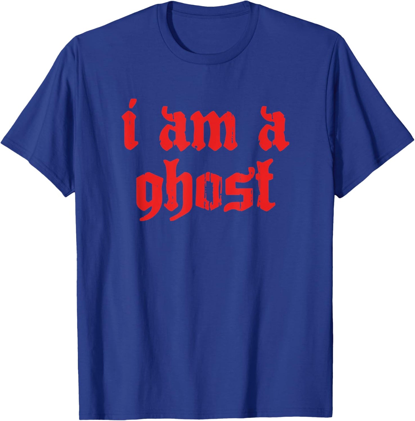 Soft Grunge I Am A Ghost Halloween T-Shirt - T-Shirt | Royal