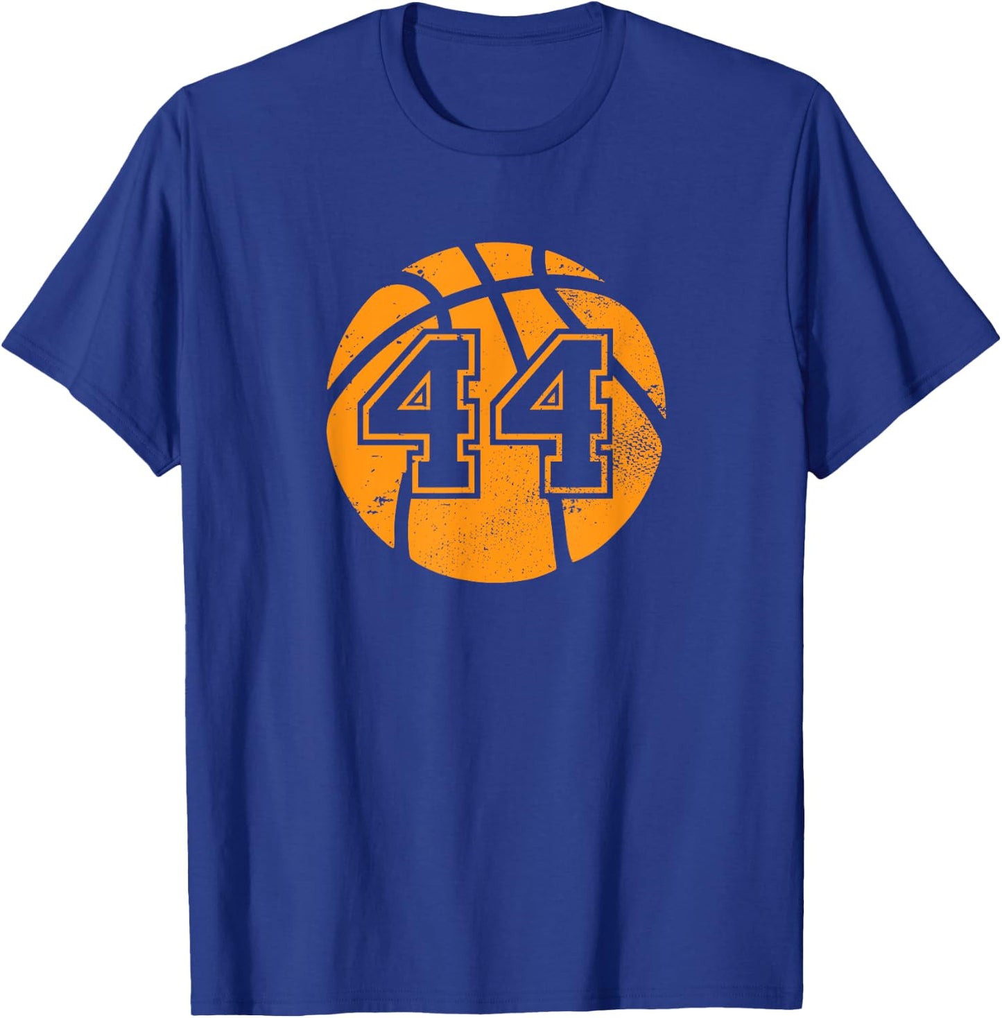 Basketball Player #44 Basketball Mom Dad Jersey Number 44 T-Shirt - T-Shirt | Royal