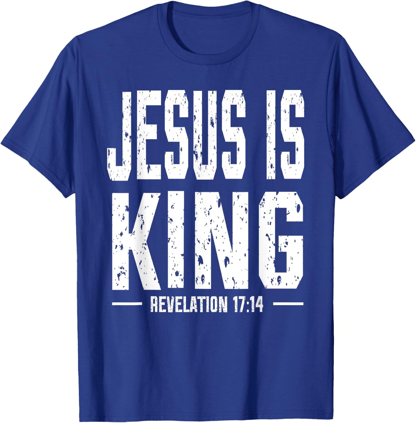Jesus is King Revelation 17:14 dark T-Shirt - T-Shirt | Royal