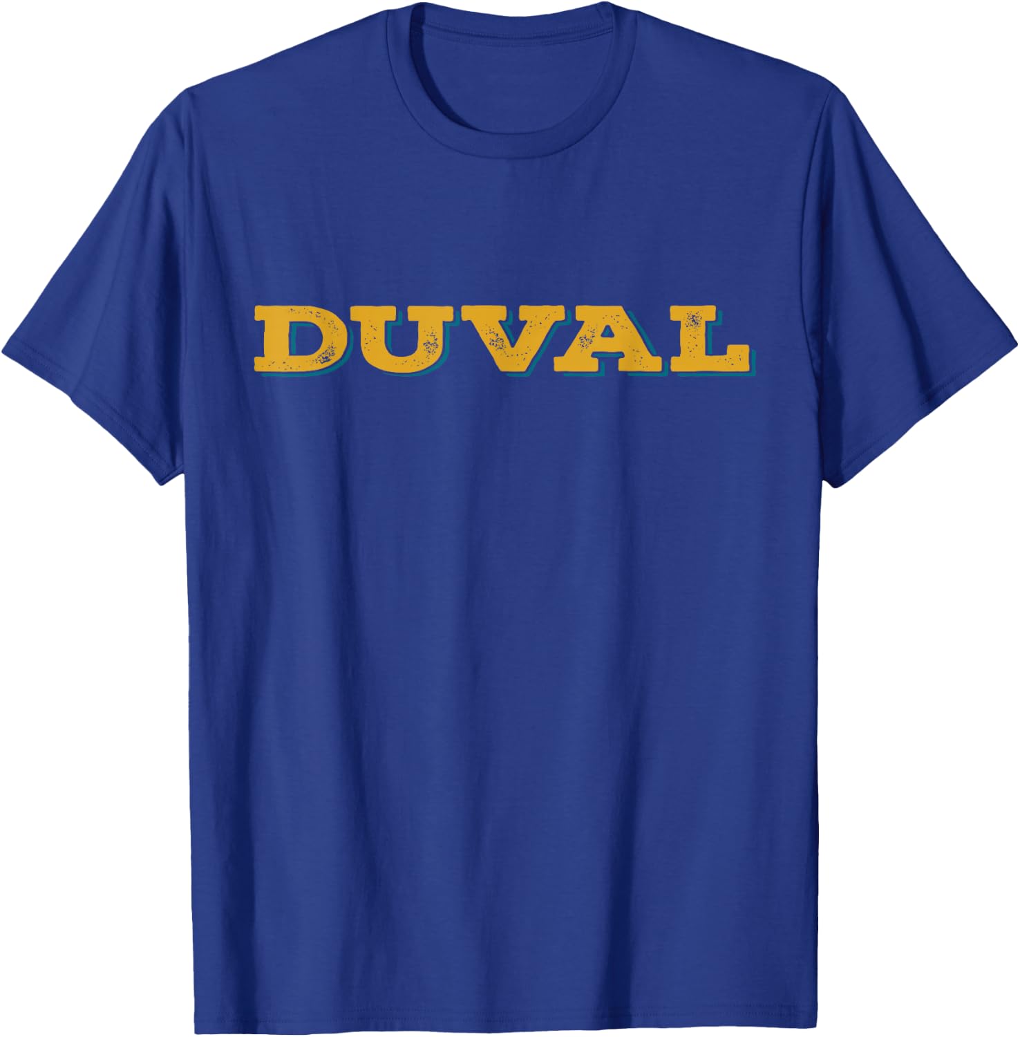 Vintage Duval County 904 Spirit: Teal & Gold Jacksonville T-Shirt - T-Shirt | Royal