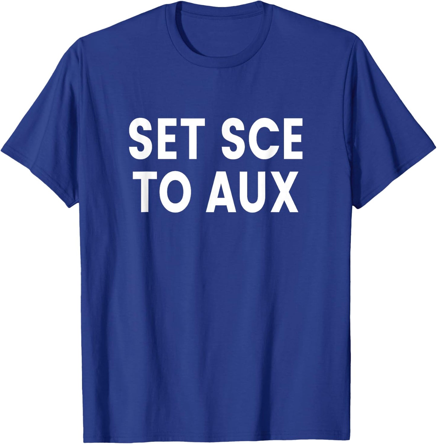 Set SCE To AUX T-Shirt - T-Shirt | Royal