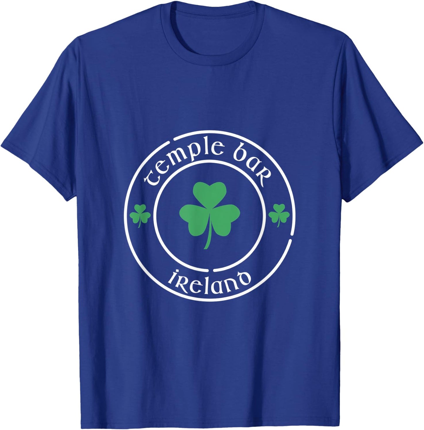 Temple Bar Dublin Ireland Shamrock Souvenir T-Shirt - T-Shirt | Royal