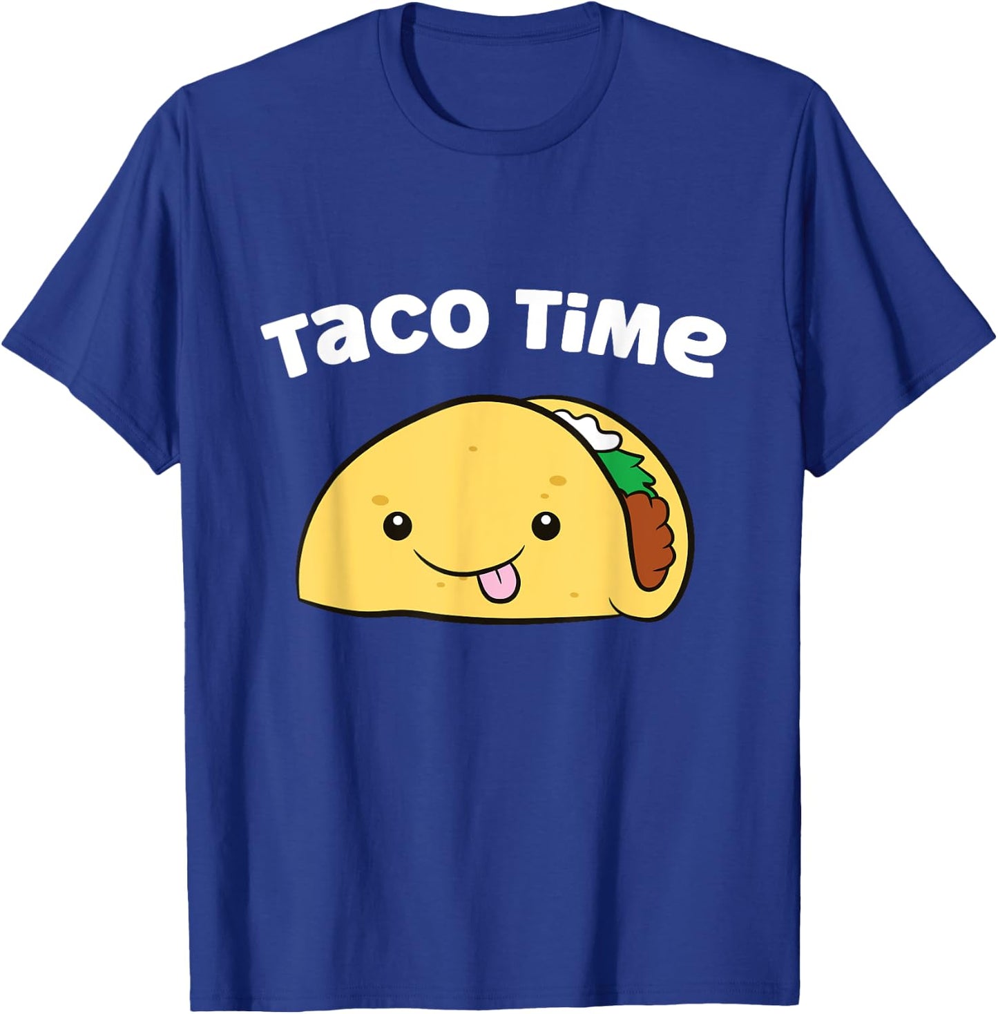 Funny Taco Lover Taco Time Taco Tuesday T-Shirt - T-Shirt | Royal