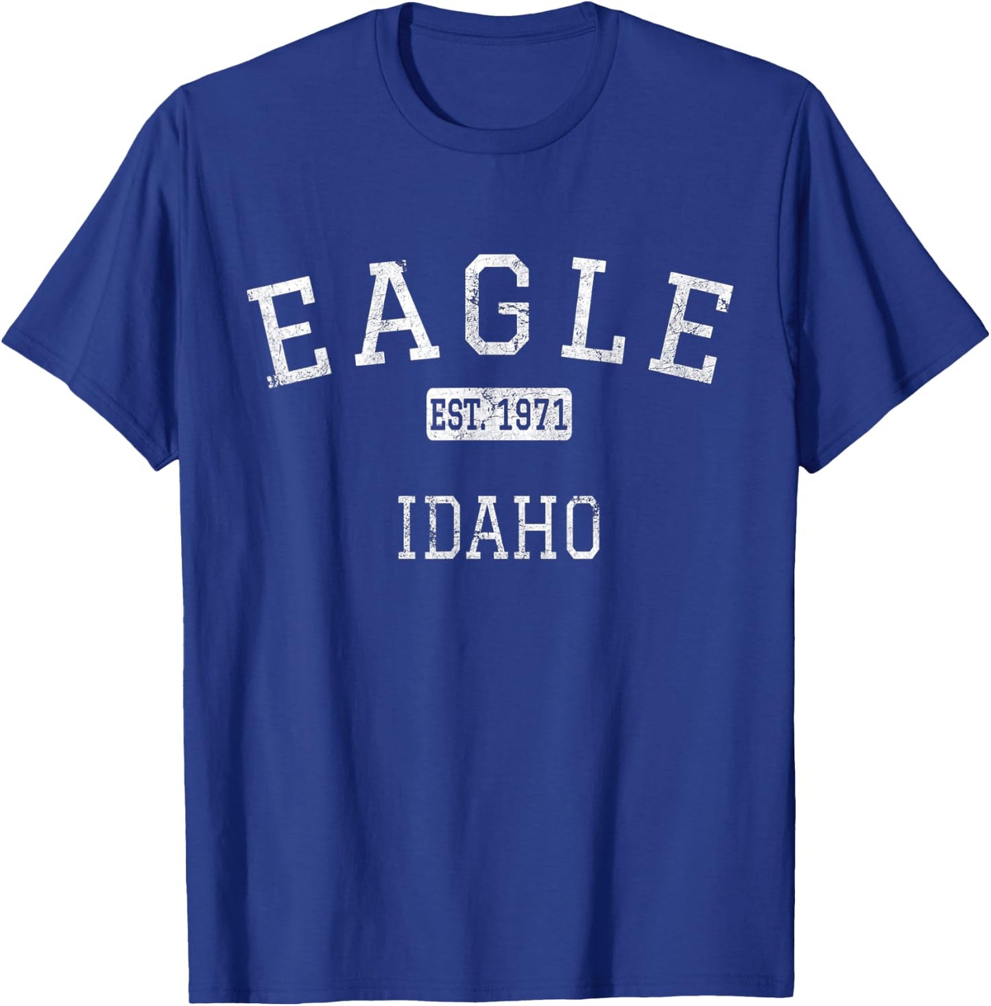 Eagle Idaho ID Vintage T-Shirt - T-Shirt | Royal