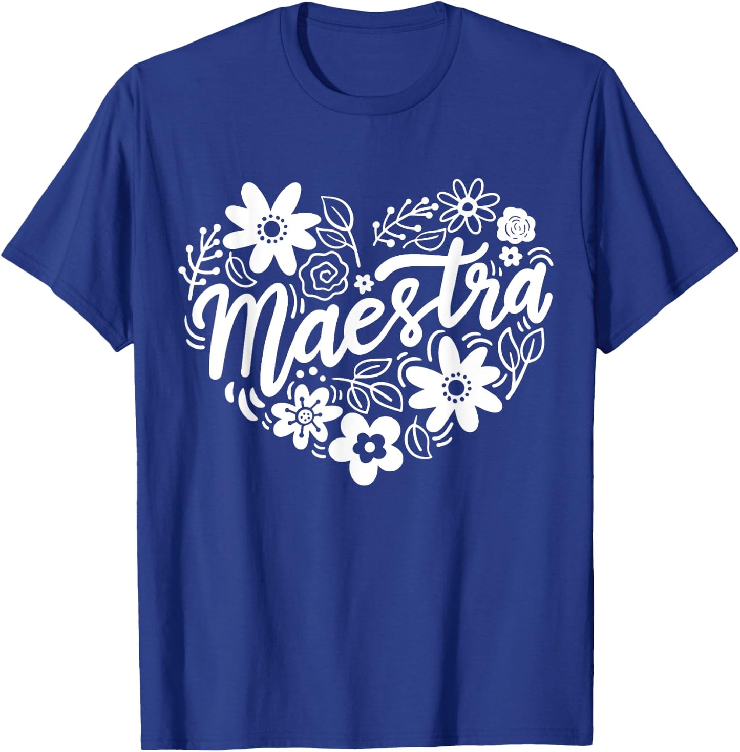 Maestra Spanish Teacher Women Girls Kids T-Shirt - T-Shirt | Royal