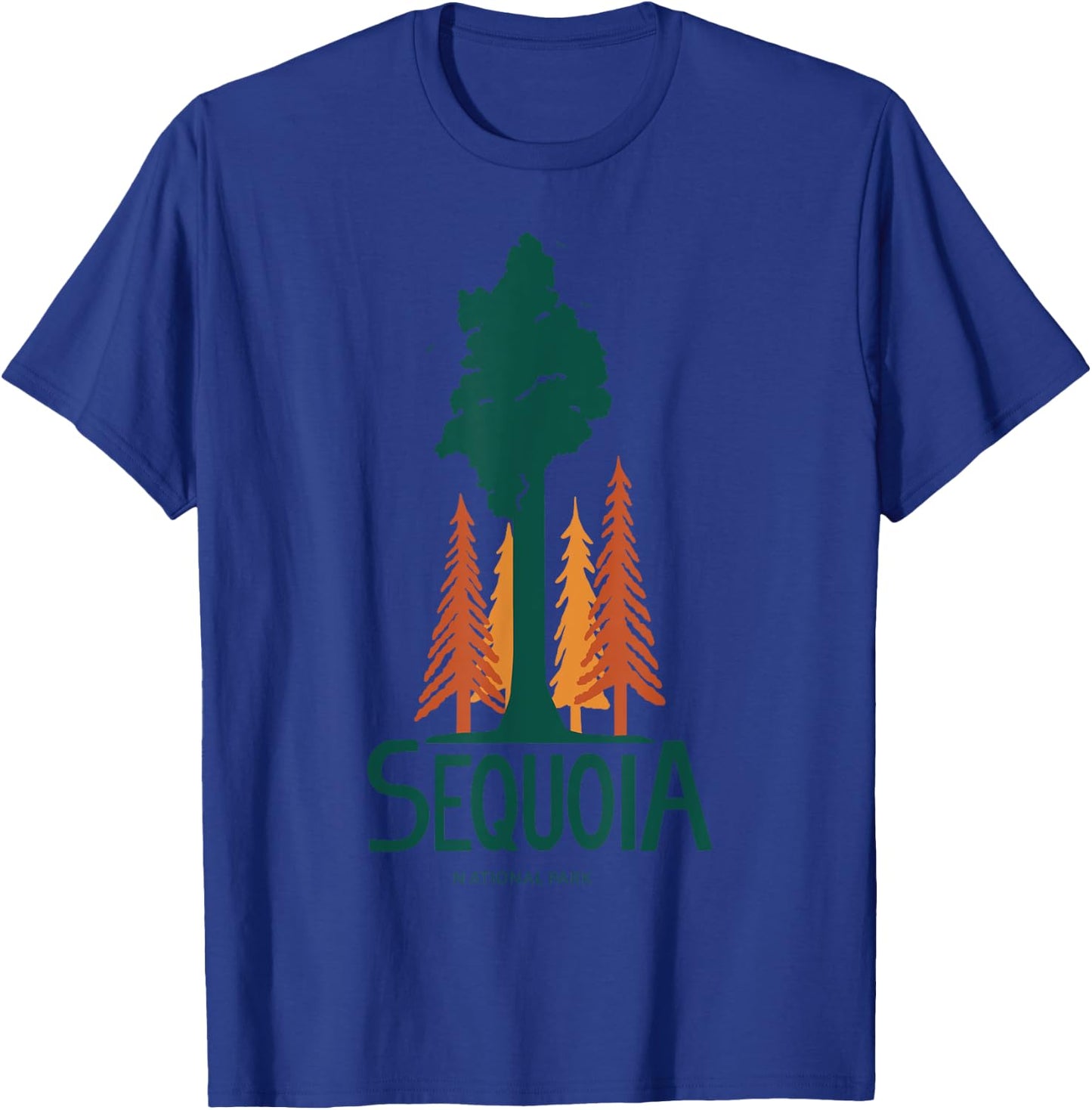 California Sequoia National Park 1890 T-Shirt - T-Shirt | Royal