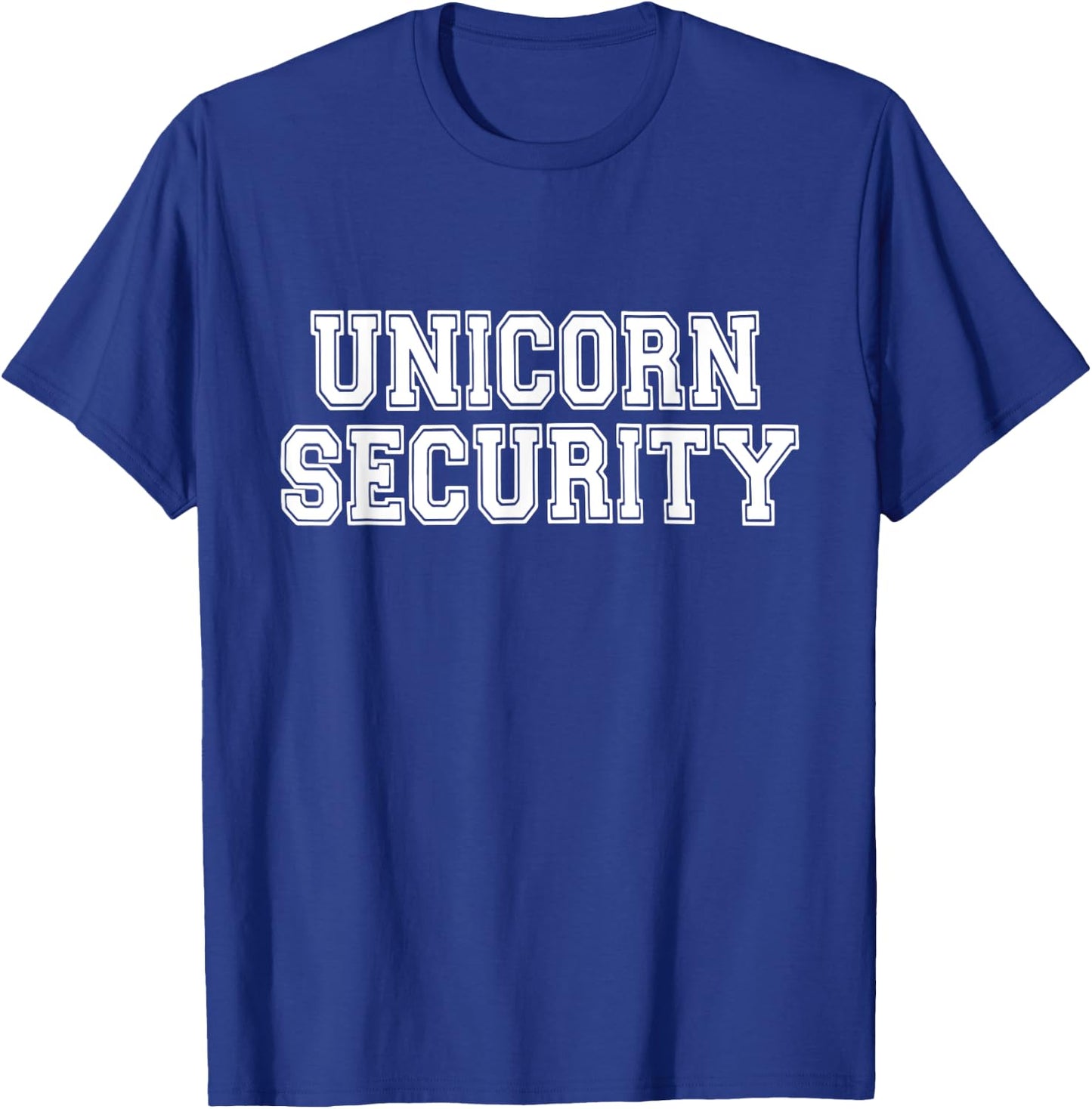 Halloween Mother Daughter Costume Unicorn Security Dad Mom T-Shirt - T-Shirt | Royal