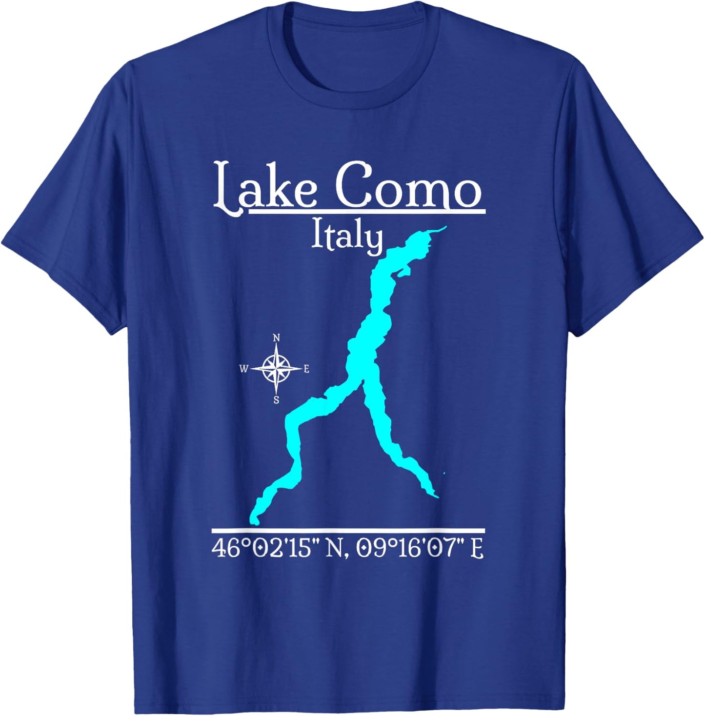 Lake Como, Italy T-Shirt - T-Shirt | Royal