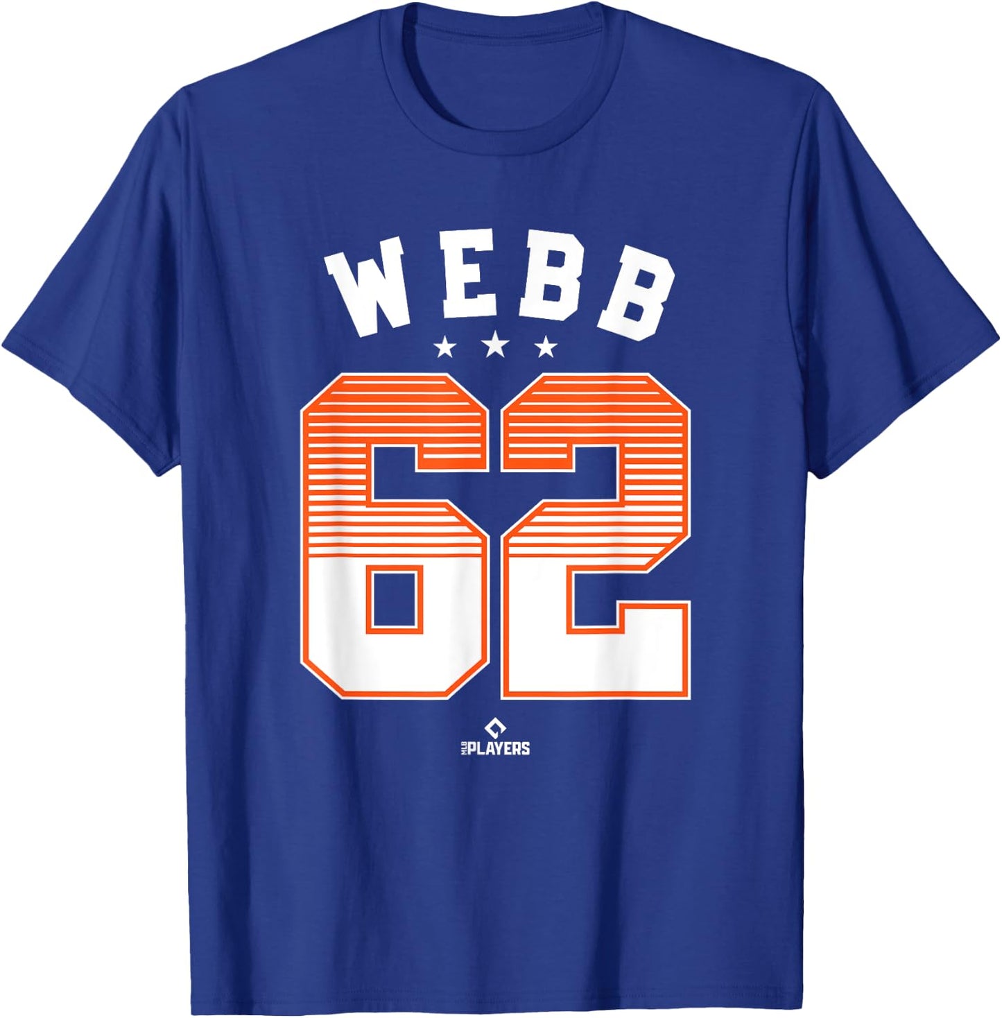 Logan Webb 62 San Francisco MLBPA T-Shirt - T-Shirt | Royal