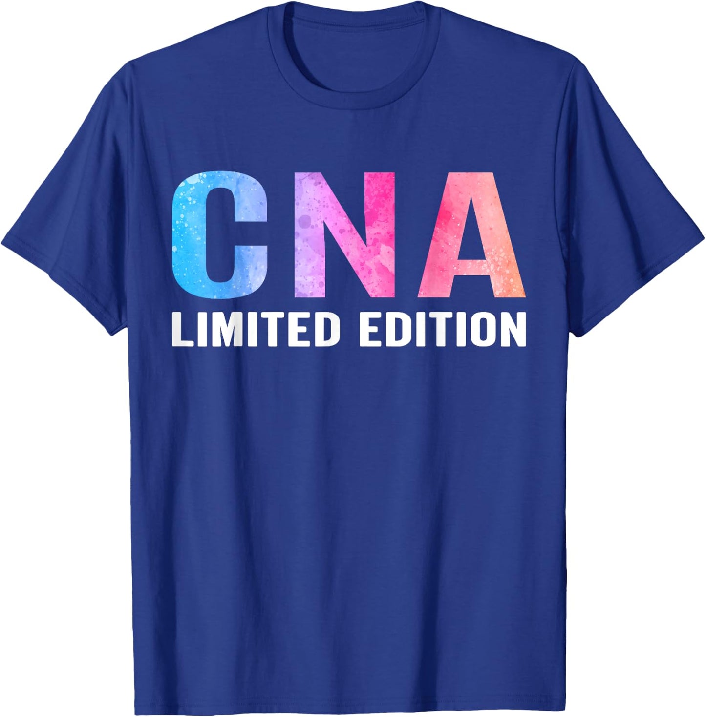 CNA Certified Nursing Assistant Gifts CNA Humor Black -Adults Small Regular Fit Short Sleeve T-Shirt - T-Shirt | Royal