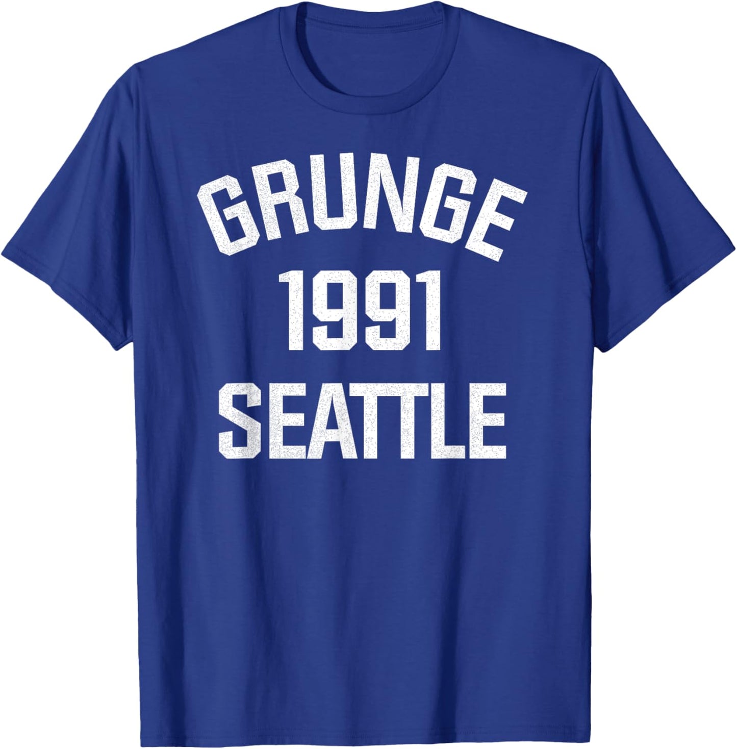 Grunge Rock 1991 Seattle T-Shirt - T-Shirt | Royal